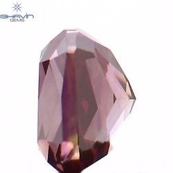 0.22 CT Cushion Shape Natural Loose Diamond Enhanced Pink Color VS1 Clarity (3.46 MM)