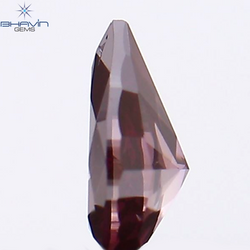 0.17 CT Pear Shape Natural Diamond Enhanced Pink Color VS2 Clarity (4.50 MM)