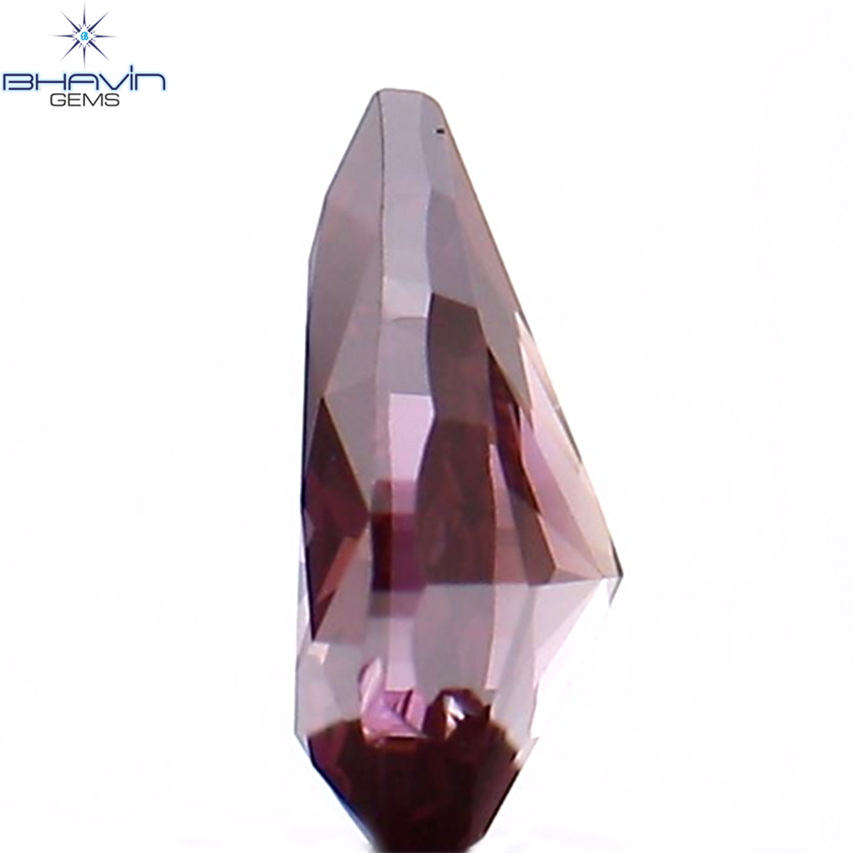 0.23 CT ペアシェイプ ナチュラル ダイヤモンド ピンク色 VS2 クラリティ (5.05 MM)