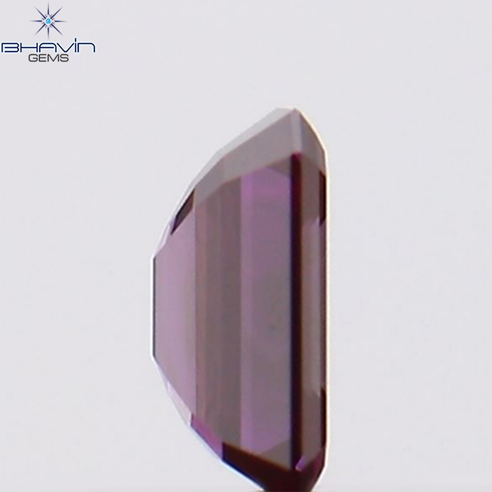 0.15 CT Natural Emerald Diamond Enhanced Pink Color Clarity SI1 (3.67 MM)
