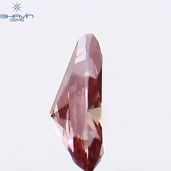 0.08 CT Pear Shape Natural Diamond Pink Color VS1 Clarity (3.58 MM)