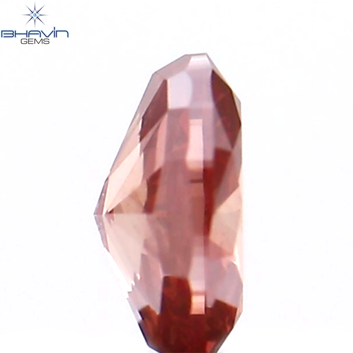 0.19 CT Natural Oval Diamond Enhanced Pink Color Clarity SI1 (4.16 MM)