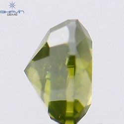 0.31 CT Heart Shape Natural Diamond Green Color SI2 Clarity (4.33 MM)