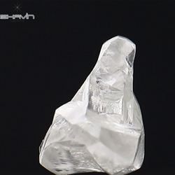 0.82 CT ラフシェイプ ナチュラル ダイヤモンド ホワイト カラー VS2 クラリティ (6.20 MM)