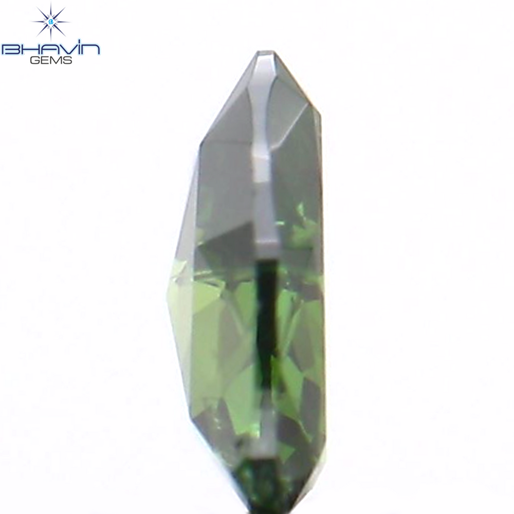 0.12 CT Heart Shape Natural Diamond Green Color SI2 Clarity (3.67 MM)