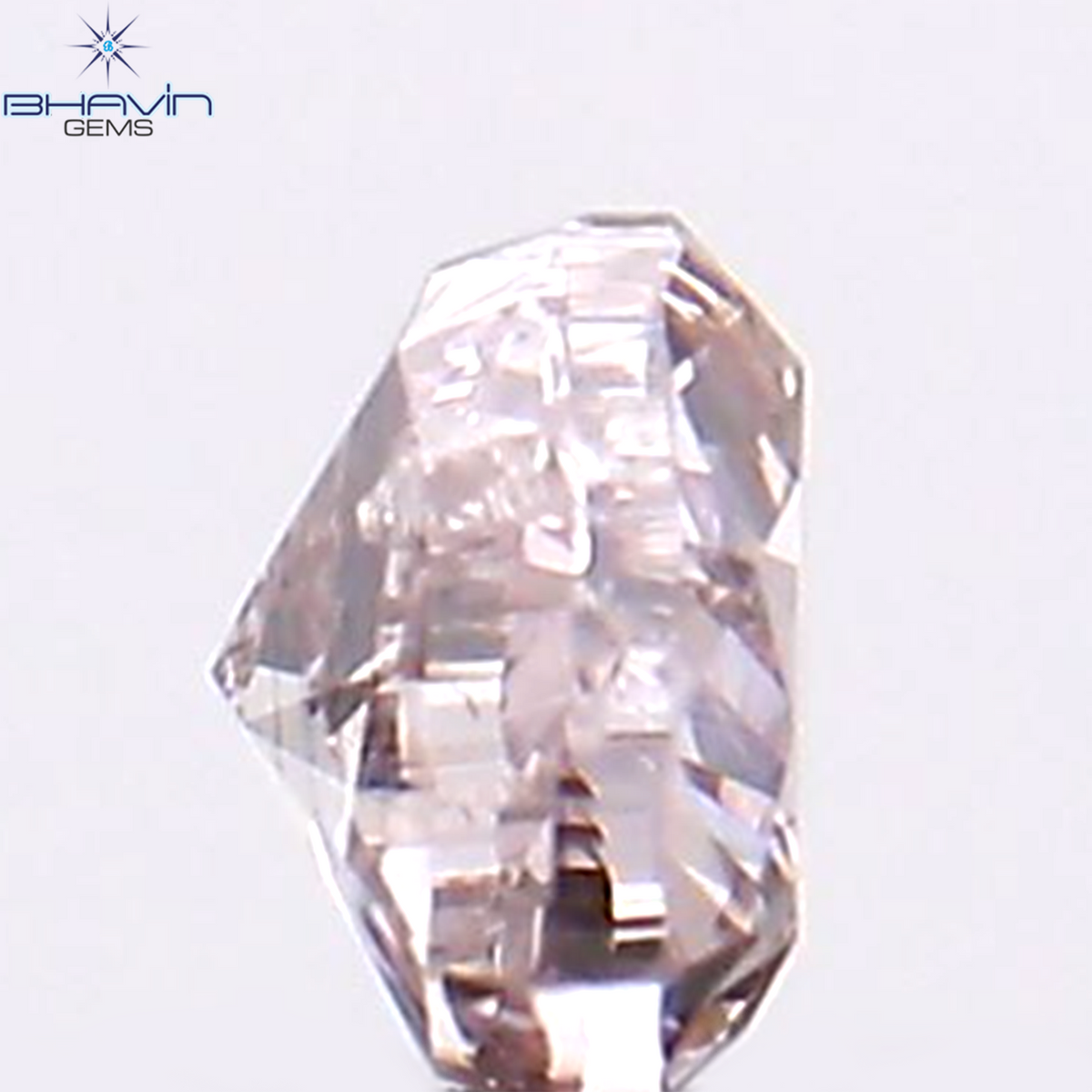 0.06 CT Natural Heart Diamond Pink Color Clarity SI1 (2.28 MM)
