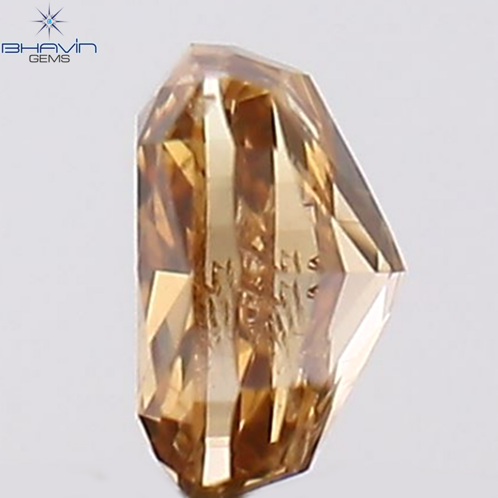0.08 CT Cushion Shape Natural Diamond Pink Brown Color VS2 Clarity (2.60 MM)