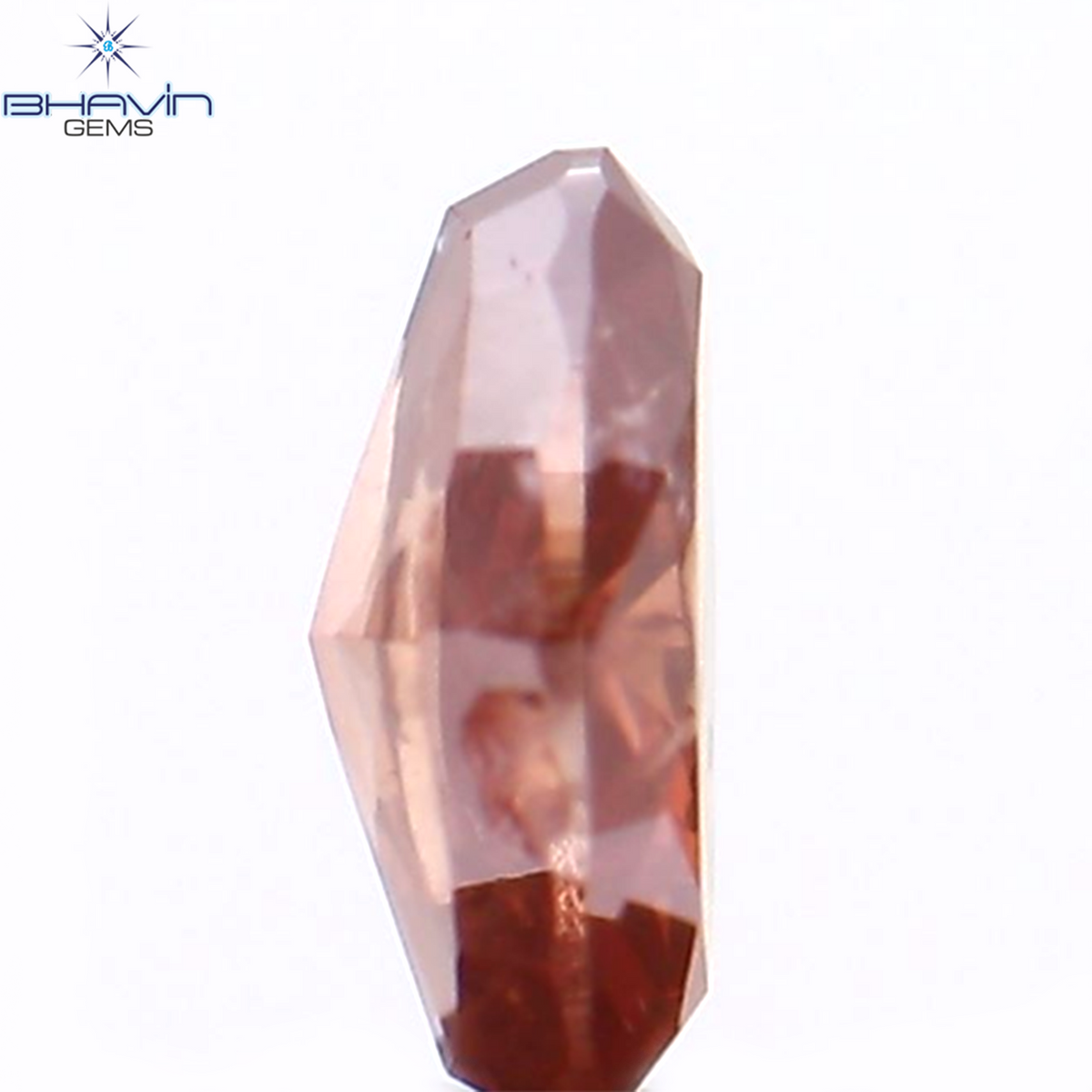 0.21 CT オーバルシェイプ ナチュラル ダイヤモンド エンハンスト ピンク カラー I1 クラリティ (4.52 MM)