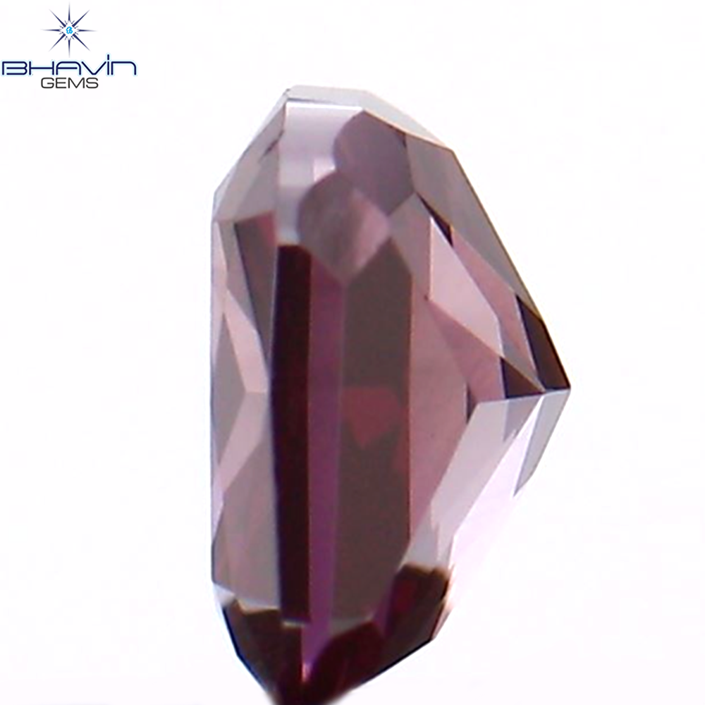 0.21 CT クッション シェイプ ナチュラル ルース ダイヤモンド 強化ピンク色 VS2 クラリティ (3.78 MM)