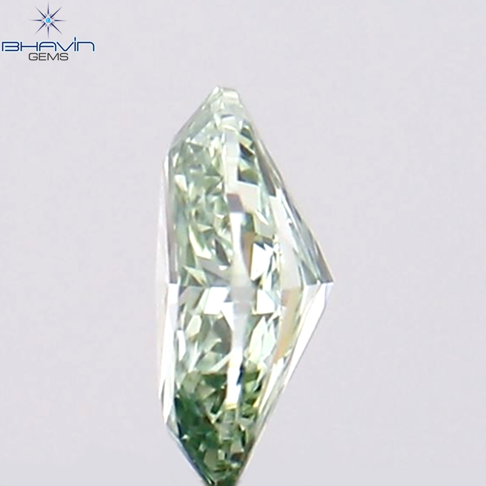 0.07 CT Oval Shape Natural Diamond Greenish Blue Color VS1 Clarity (3.08 MM)