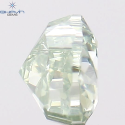 0.22 CT Heart Shape Natural Diamond Bluish Green Color VS2 Clarity (3.60 MM)