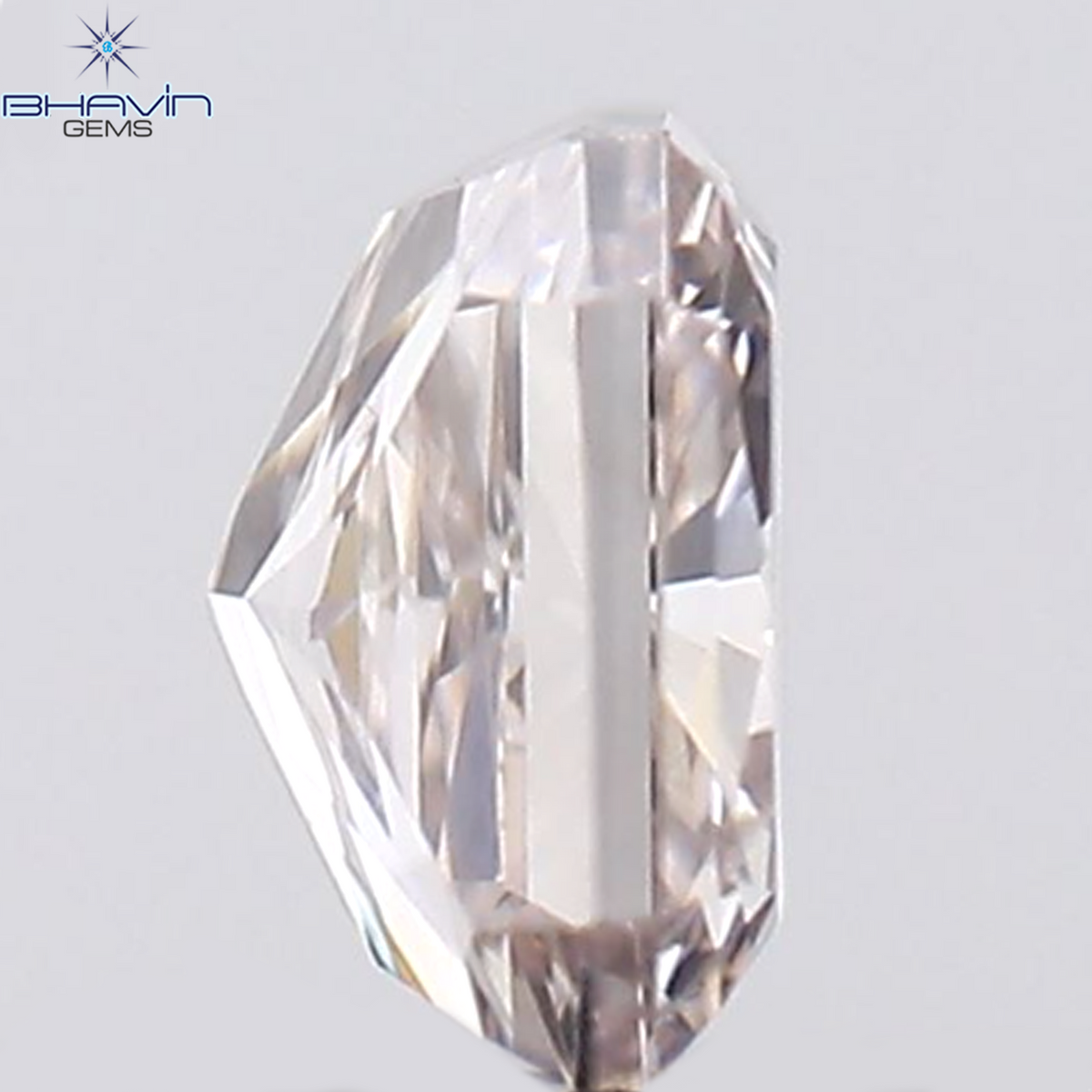 0.15 CT Natural Radiant Diamond Pink Color Clarity VS2 (3.10 MM)