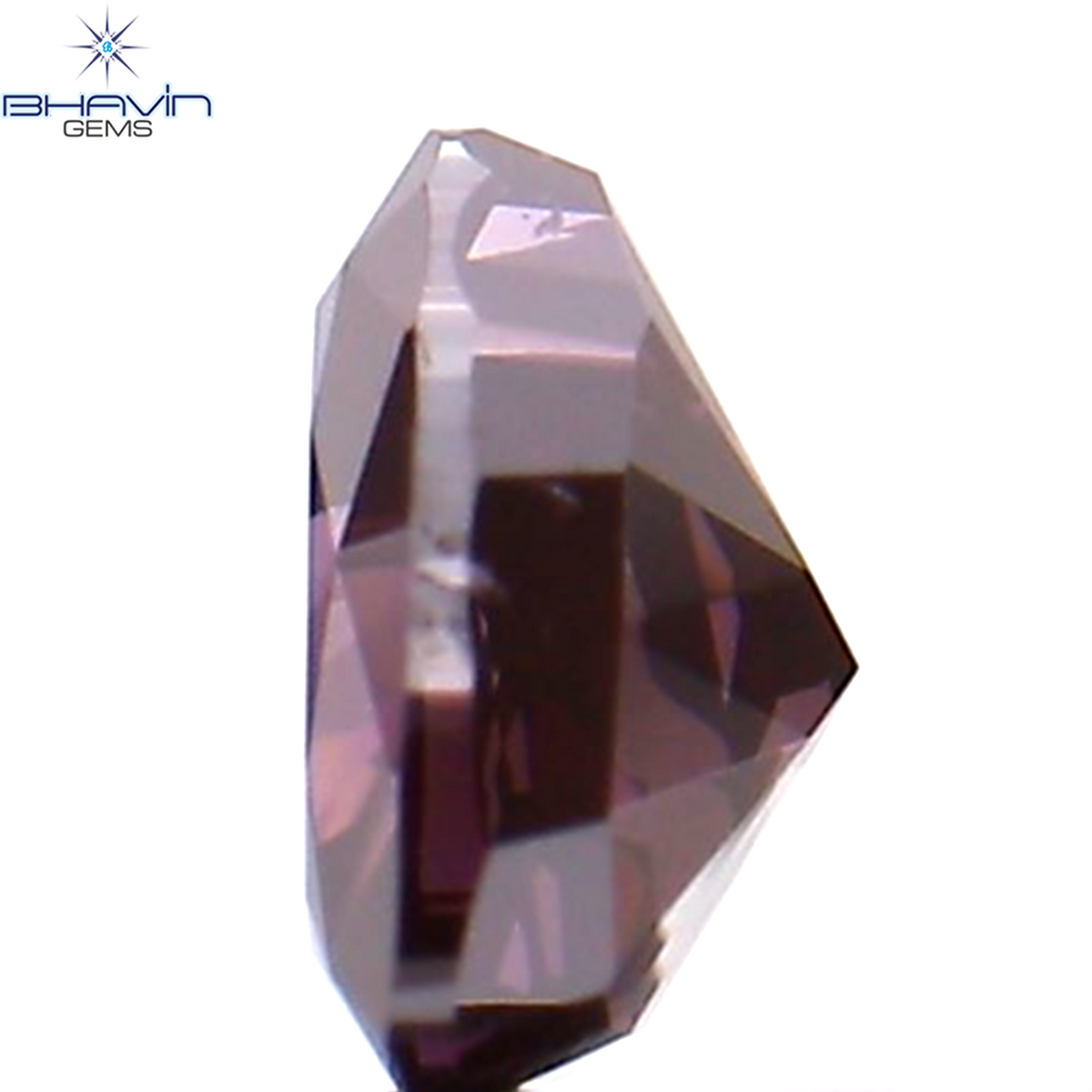 0.19 CT ハート シェイプ エンハンスト ピンク カラー ナチュラル ルース ダイヤモンド SI1 クラリティ (3.54 MM)