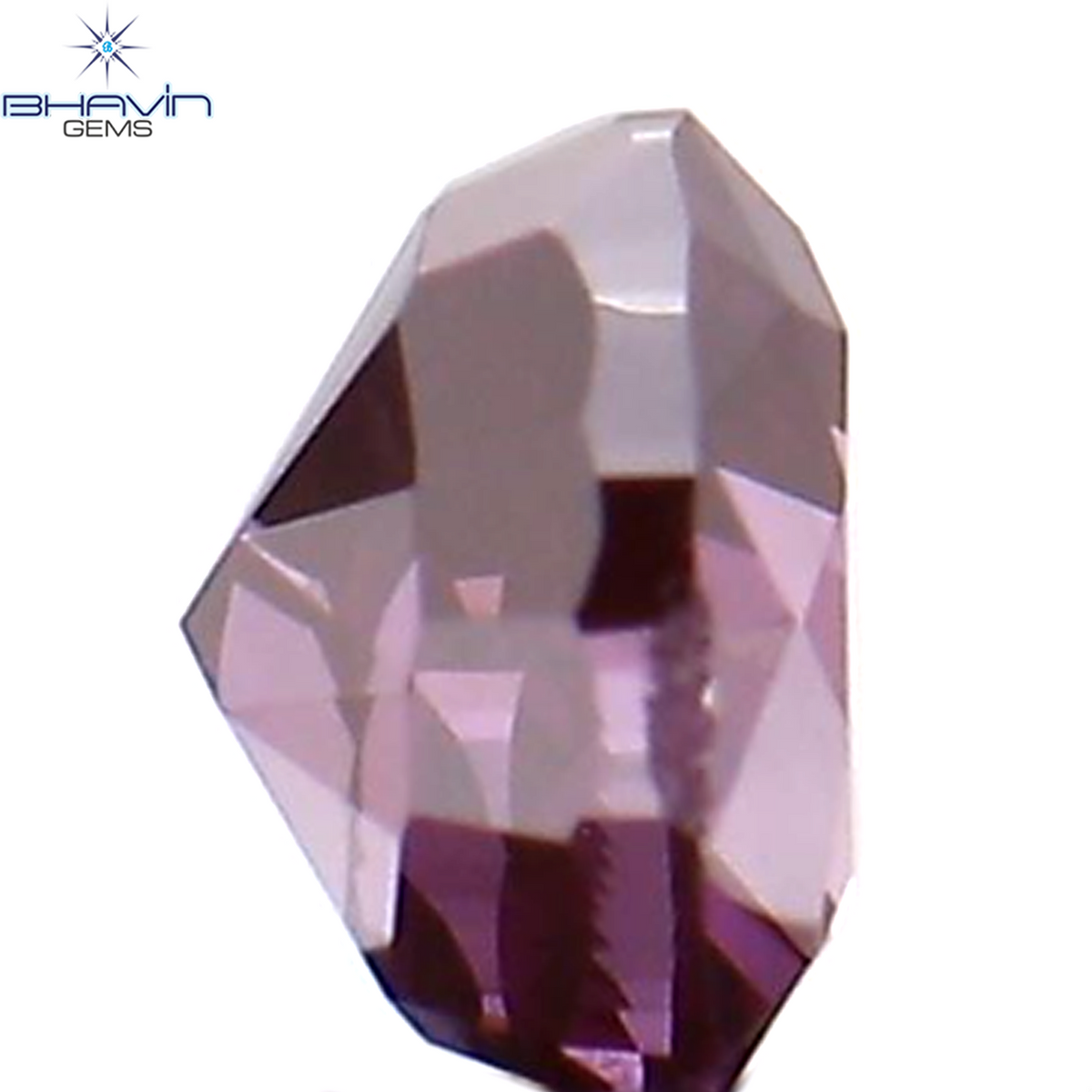0.17 CT Natural Heart Diamond Enhanced Pink Color Clarity VS1 (3.55 MM)