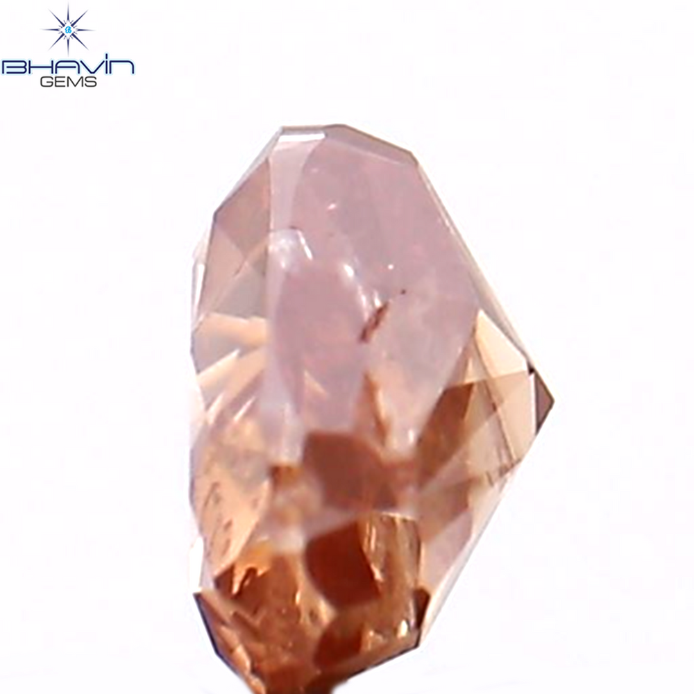 0.21 CT Heart Shape Enhanced Pink Color Natural Loose Diamond I1 Clarity (3.73 MM)