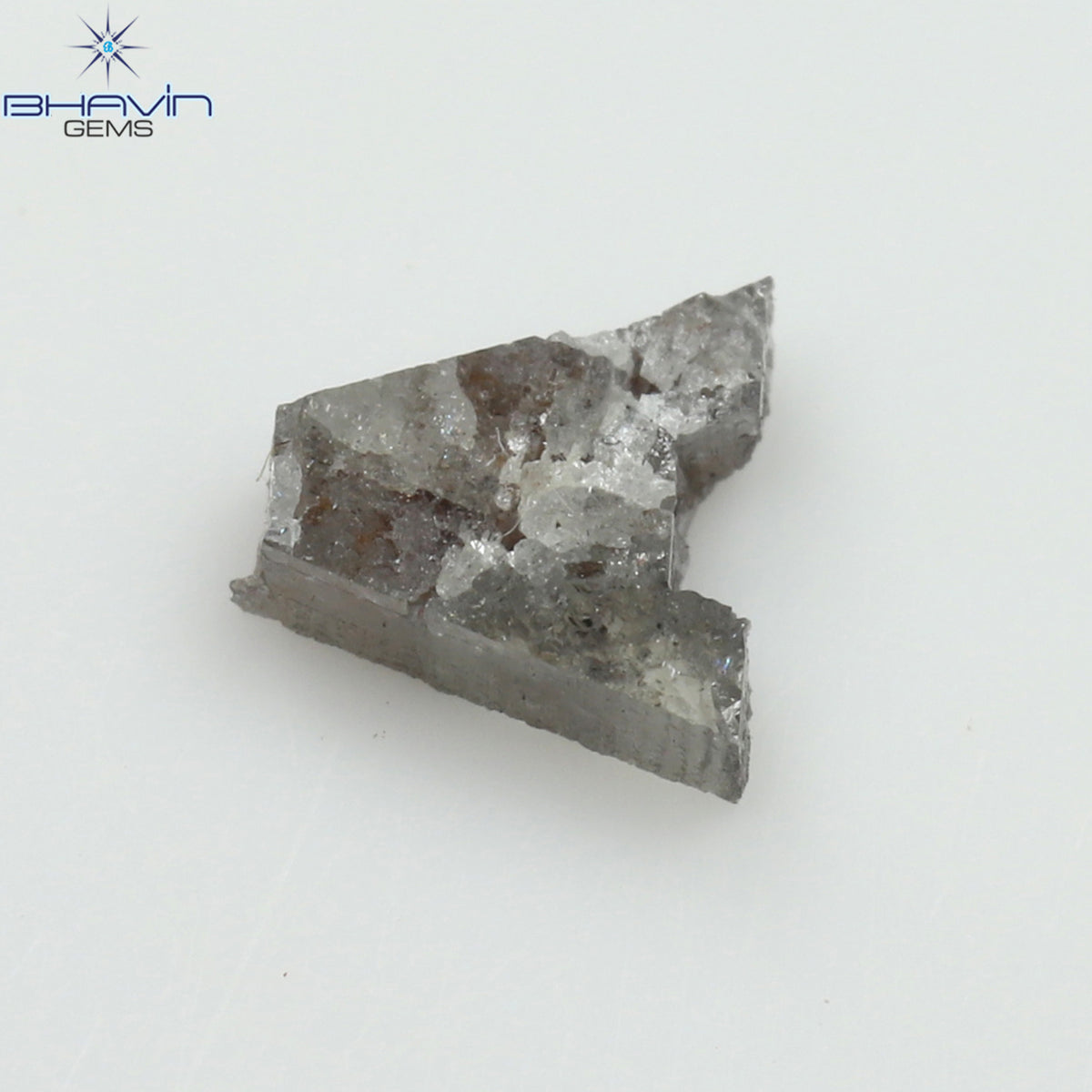 0.24 CT Natural Alphabet Diamond Salt And Pepper Color Clarity I3 (4.60 MM)