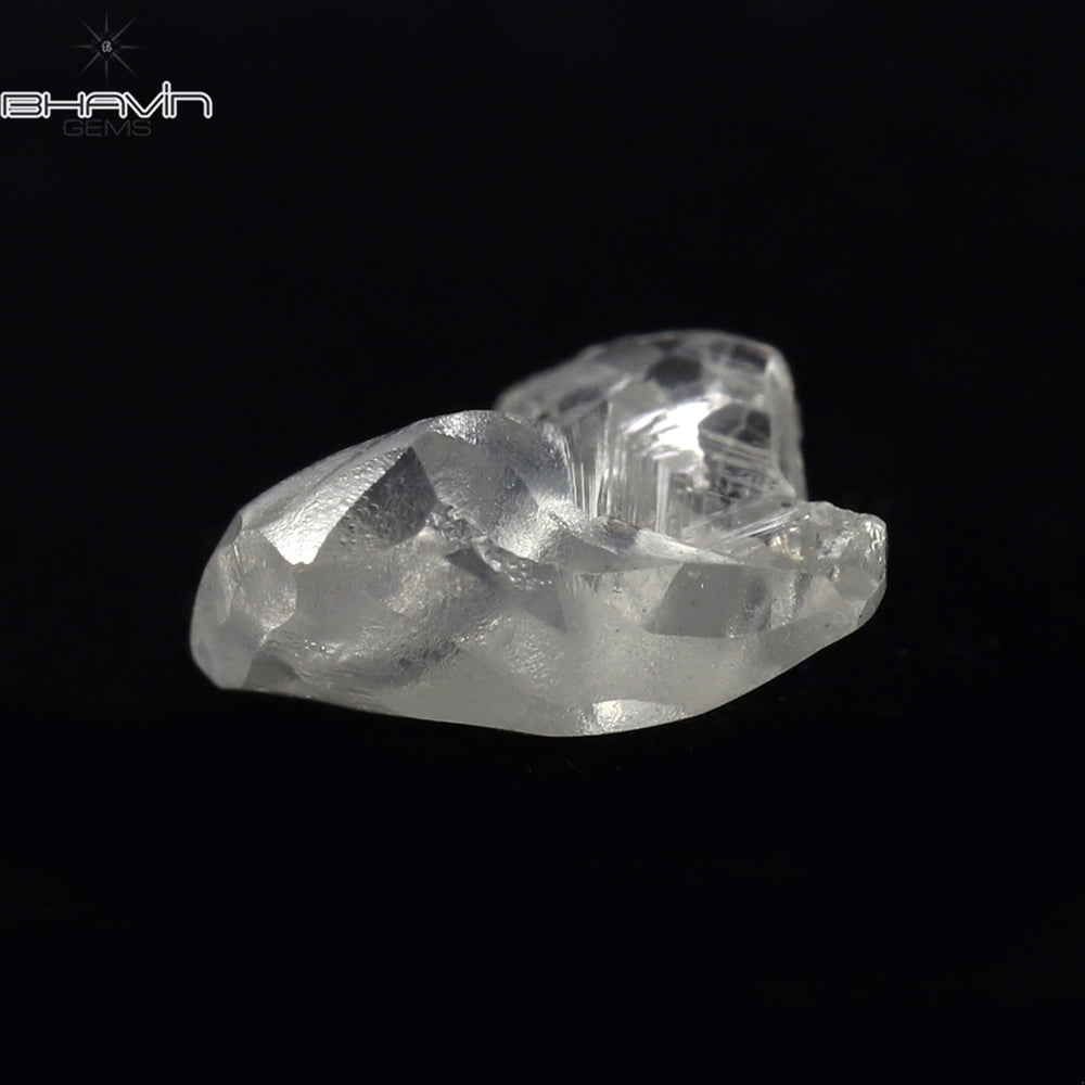 0.71 CT Rough Shape Natural Diamond White Color VS2 Clarity (6.86 MM)