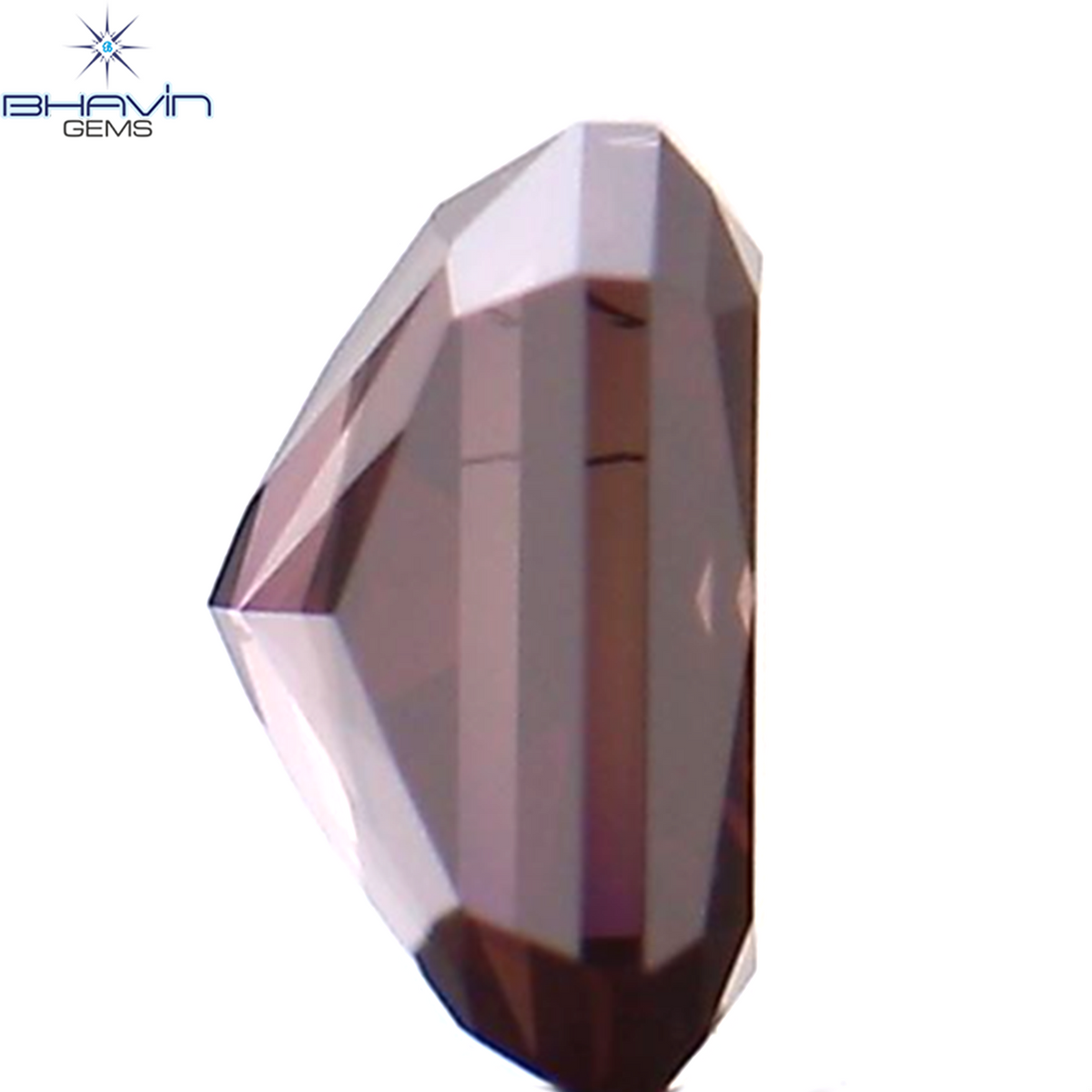 0.27 CT Natural Radiant Diamond Enhanced Pink Color Clarity VS1 (4.05 MM)