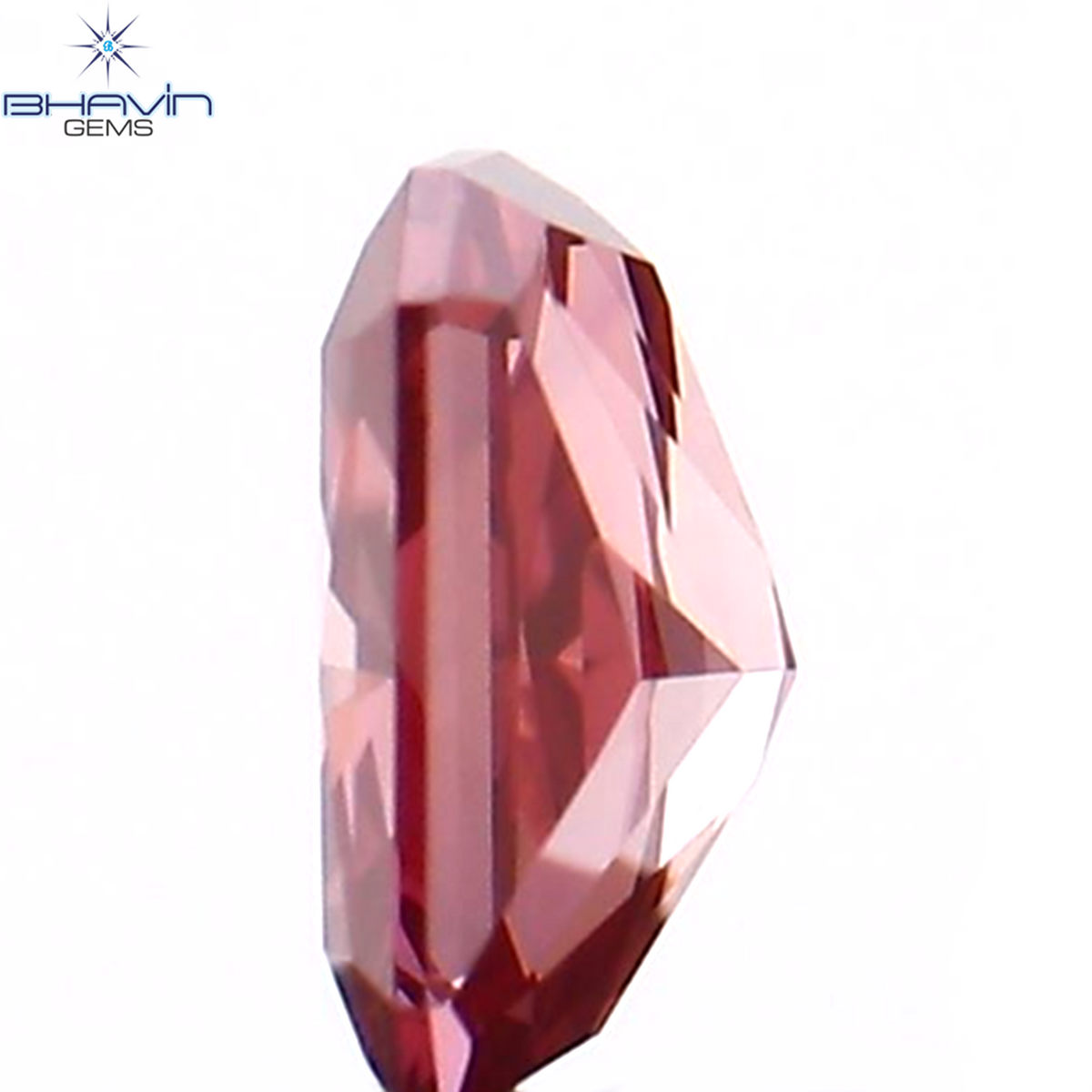 0.15 CT Natural Radiant Diamond Enhanced Pink Color Clarity VS1 (3.69 MM)
