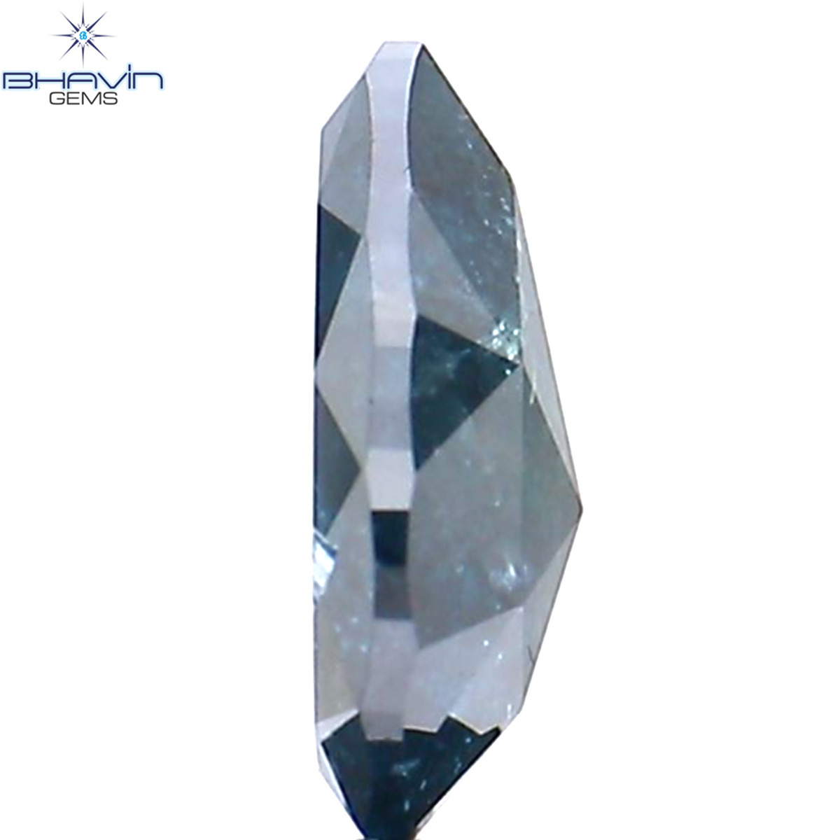 1.02 CT Natural Pear Diamond Enhanced Blue Color Clarity I3 (7.98 MM)