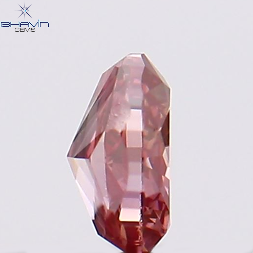 0.07 CT オーバル シェイプ ナチュラル ダイヤモンド ピンク色 VS1 クラリティ (2.92 MM)