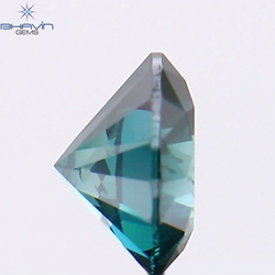 0.31 CT Round Shape Natural Diamond Blue Color VS2 Clarity (4.30 MM)
