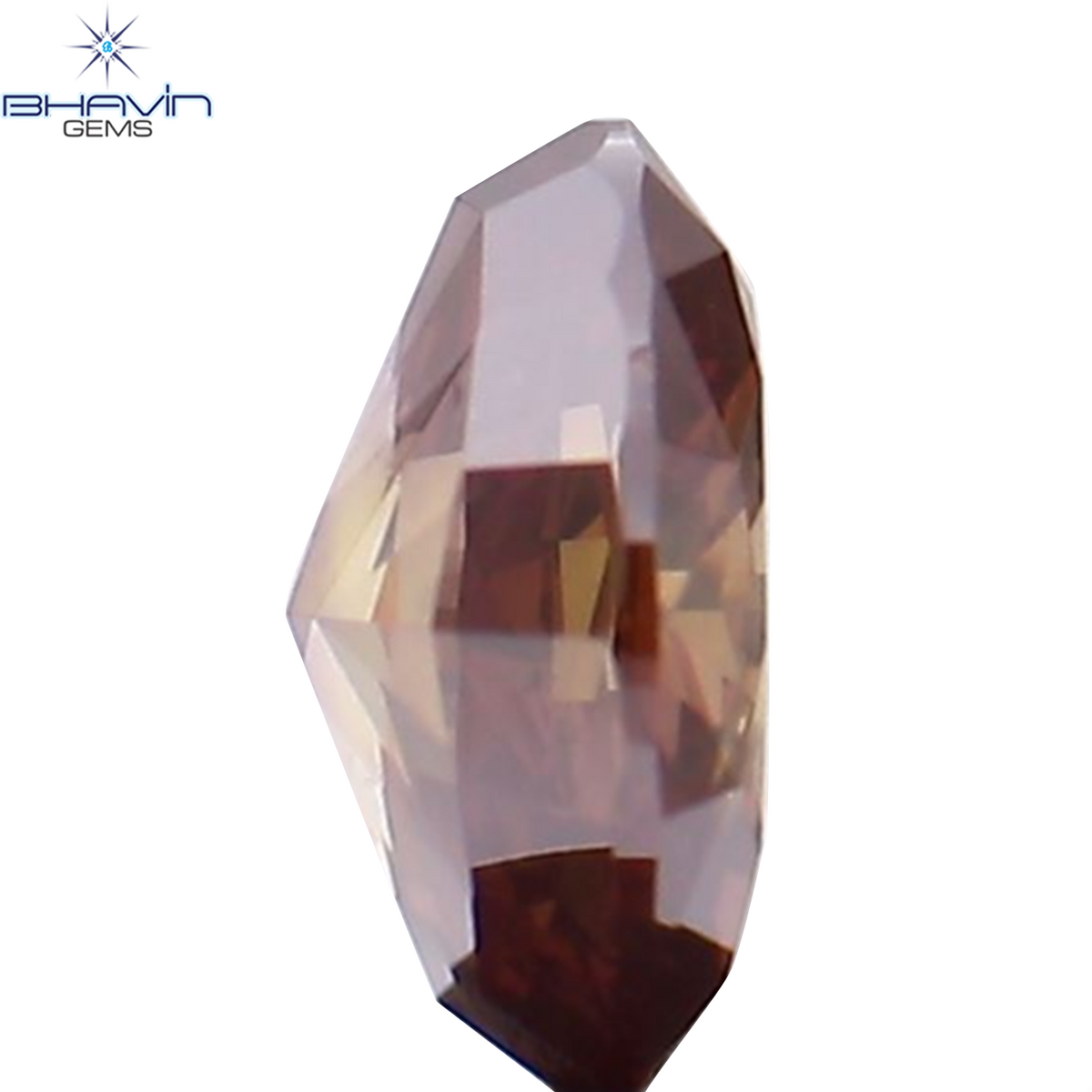 0.31 CT Natural Oval Diamond Enhanced Pink Color Clarity SI1 (4.78 MM)