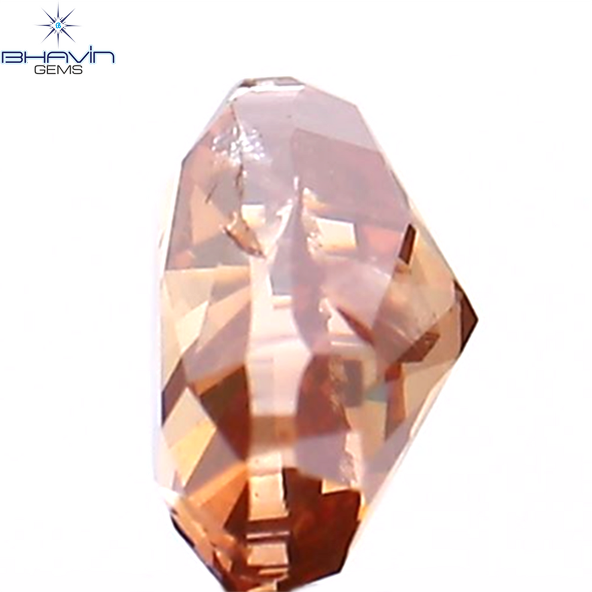 0.29 CT ハート シェイプ エンハンスト ピンク カラー ナチュラル ルース ダイヤモンド SI2 クラリティ (4.25 MM)