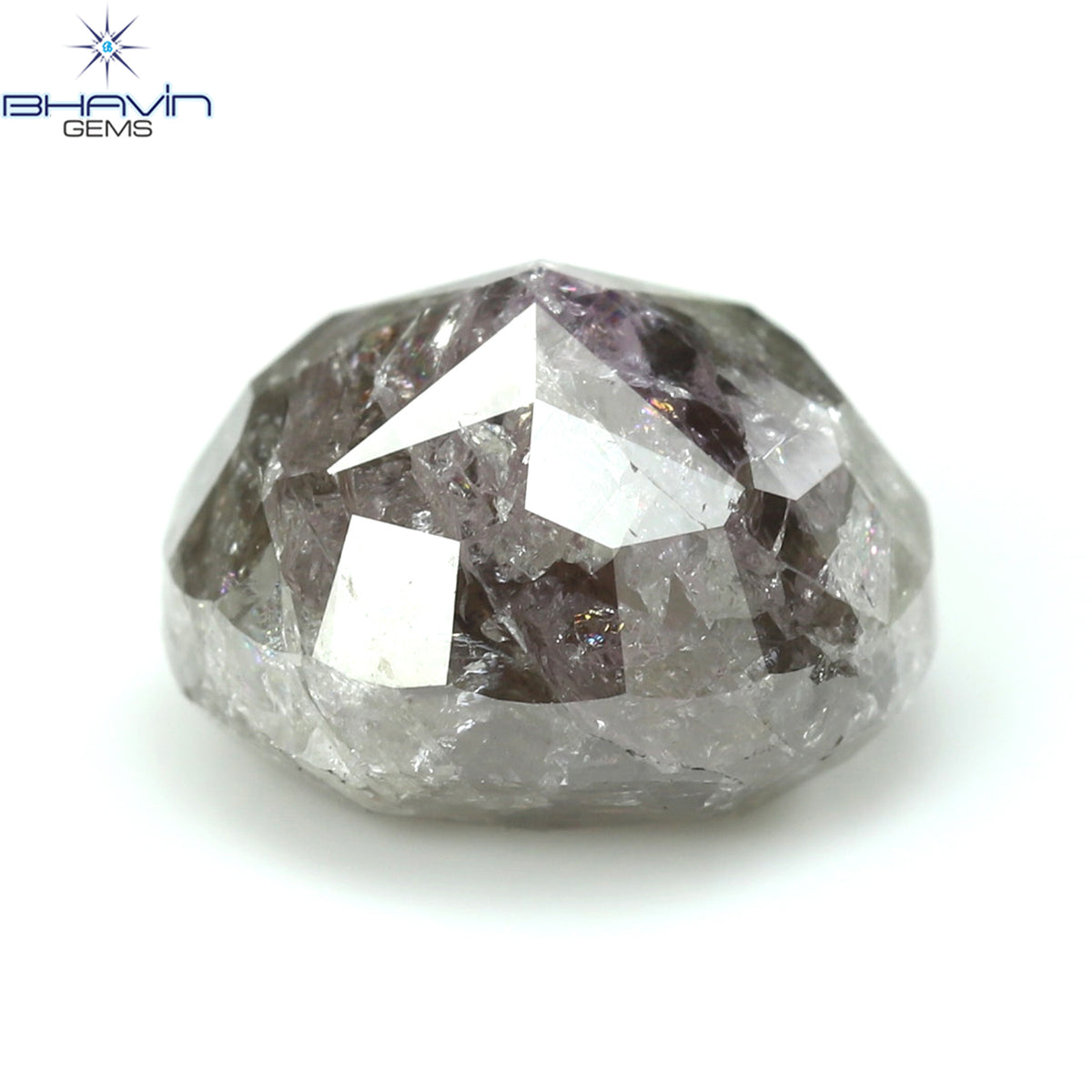 4.92 CT オーバル シェイプ ナチュラル ルース ダイヤモンド ピンク カラー I3 クラリティ (9.76 MM)