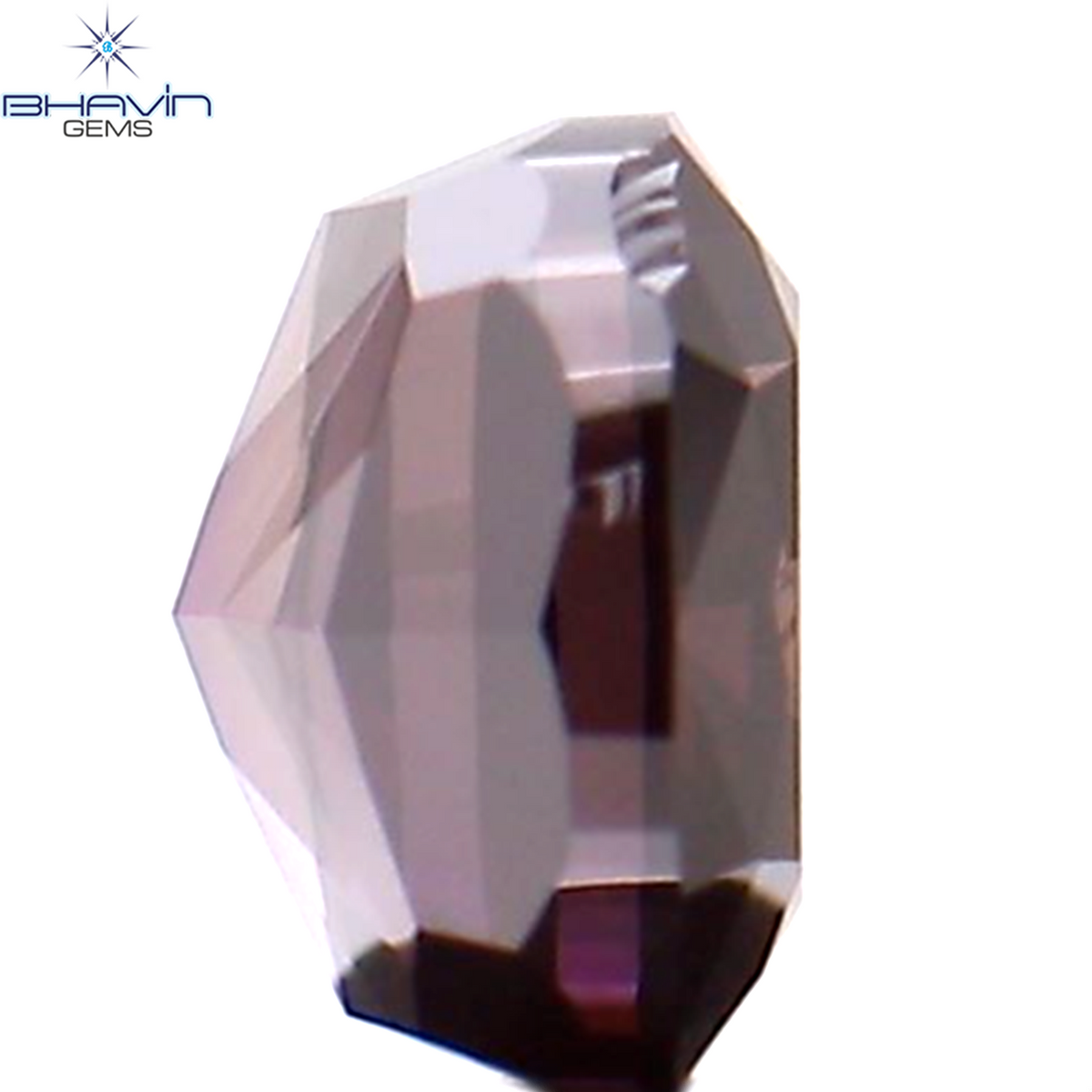 0.07 CT クッション シェイプ ナチュラル ルース ダイヤモンド 強化ピンク色 VS2 クラリティ (2.36 MM)