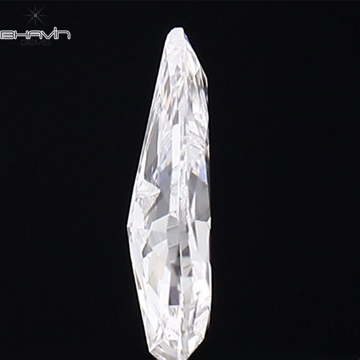 0.12 CT Natural Pear Diamond White Color Clarity SI1 (4.85 MM)