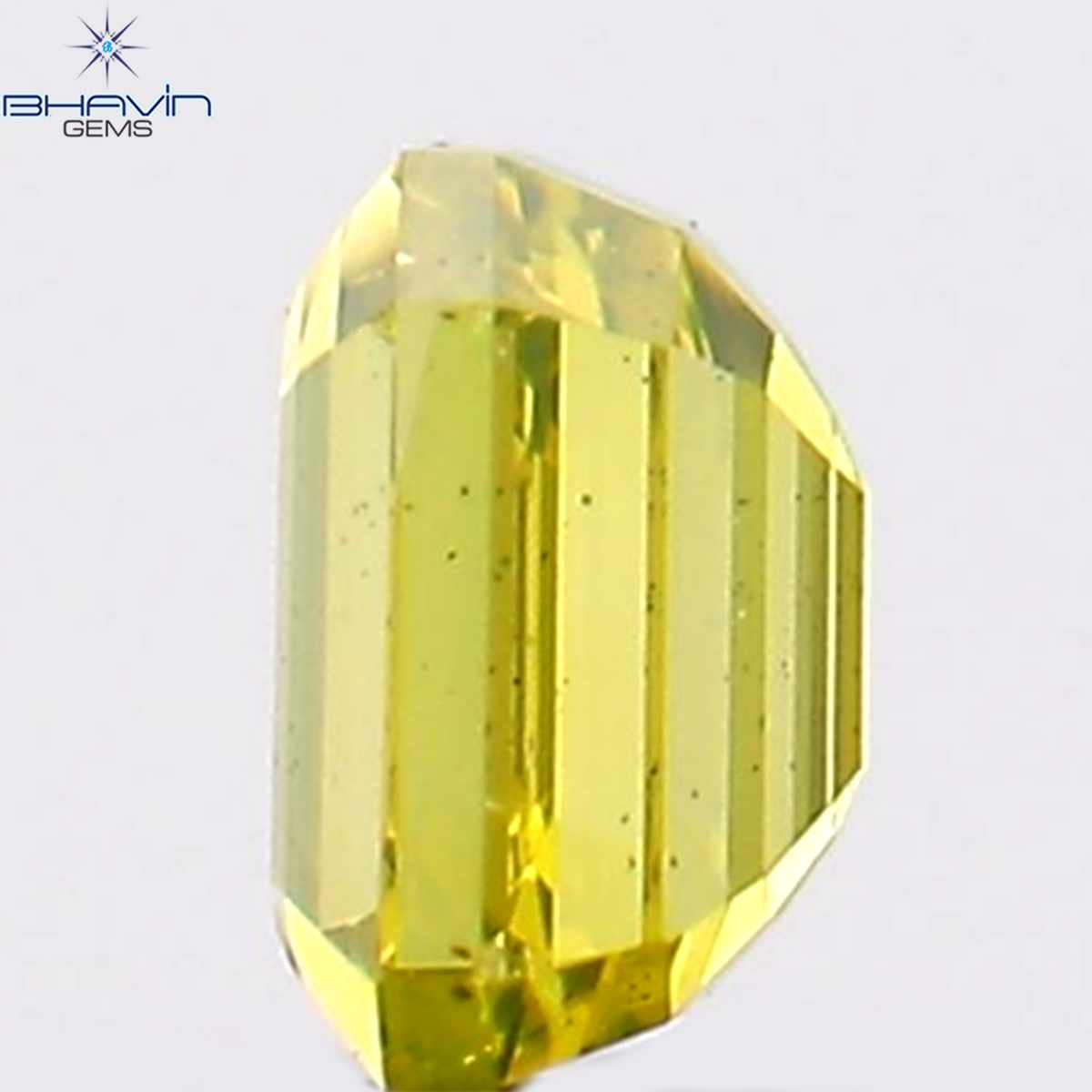 0.13 CT Natural Emerald Diamond Enhanced Yellow Green Color Clarity VS1 (3.02 MM)