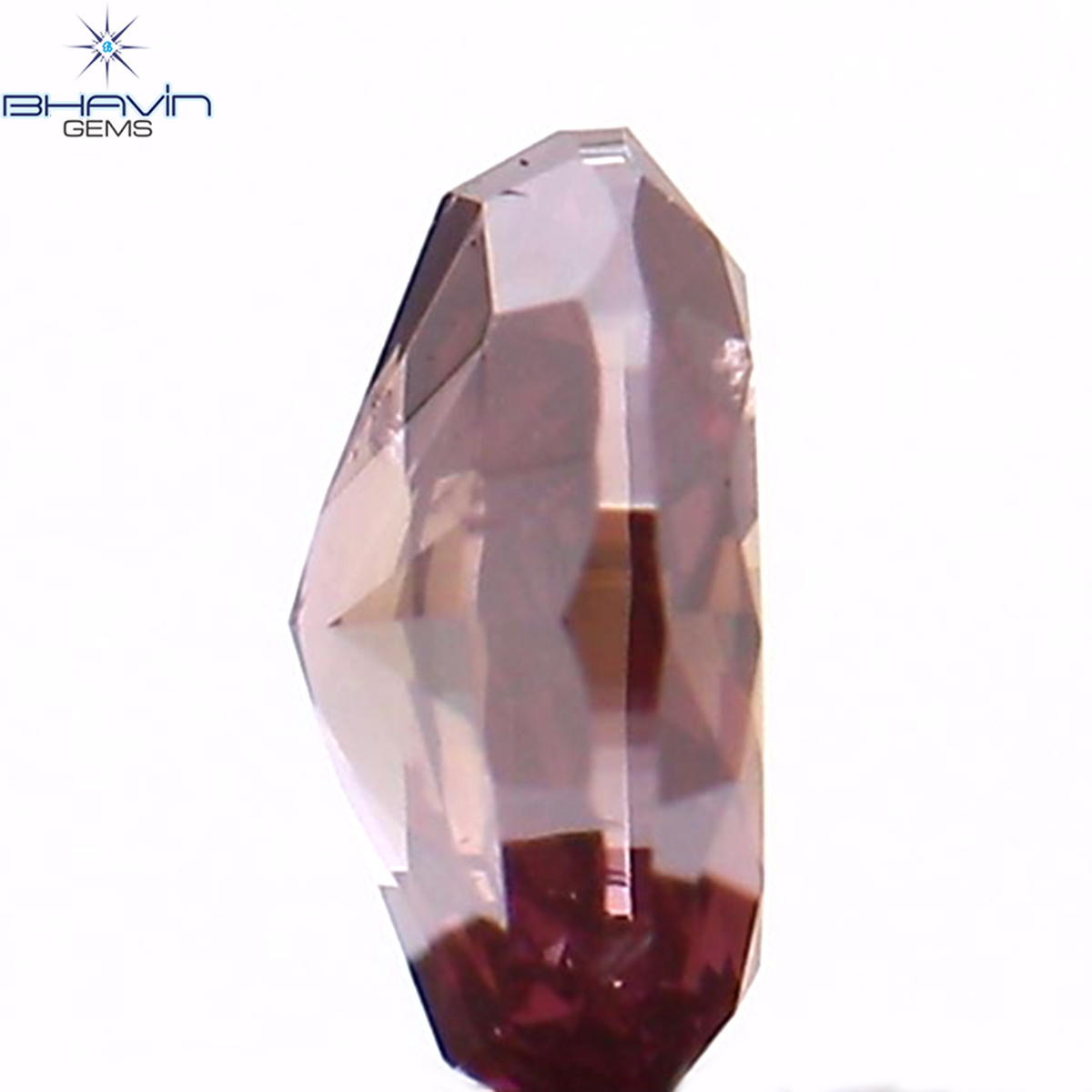 0.17 CT Natural Oval Diamond Enhanced Pink Color Clarity SI2 (3.94 MM)
