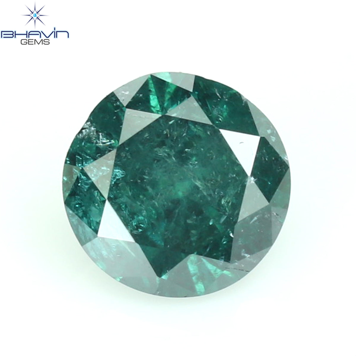 0.29 CT Natural Round Diamond Enhanced Blue Color Clarity I3 (4.20 MM)
