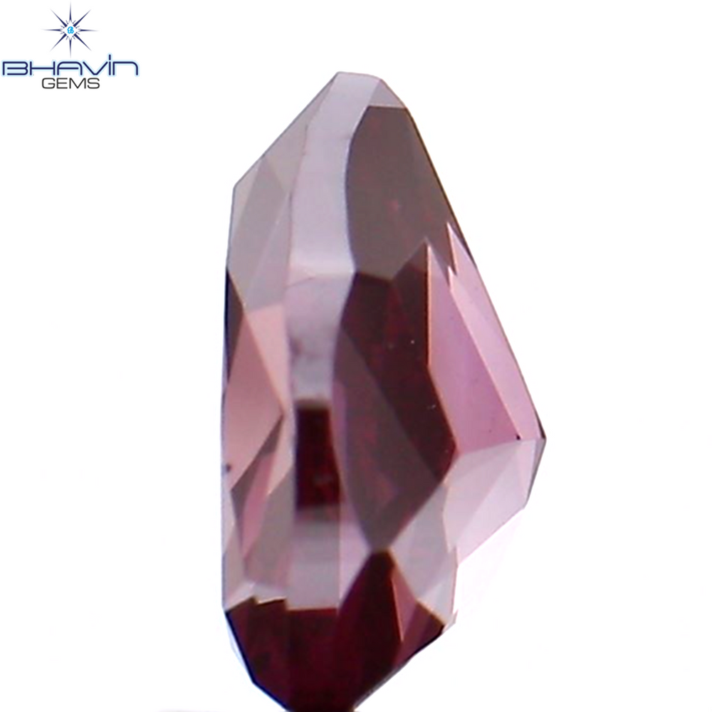 0.40 CT Pear Shape Natural Diamond Pink Color VS1 Clarity (5.35 MM)
