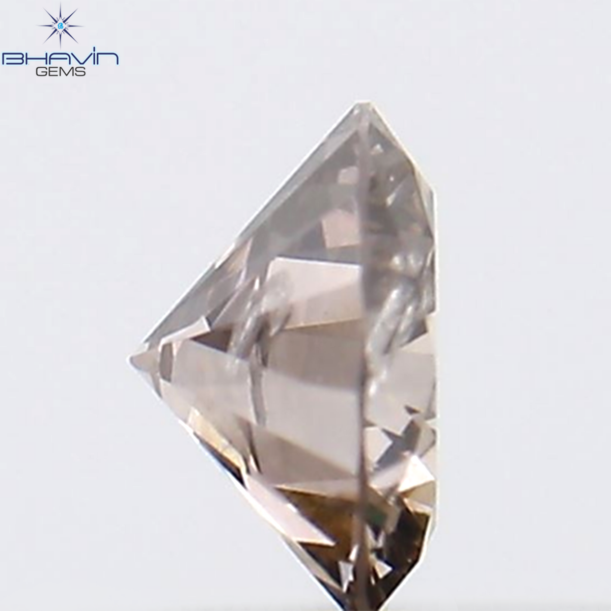 0.16 CT Natural Round Diamond Pink Color Clarity SI1 (3.66 MM)