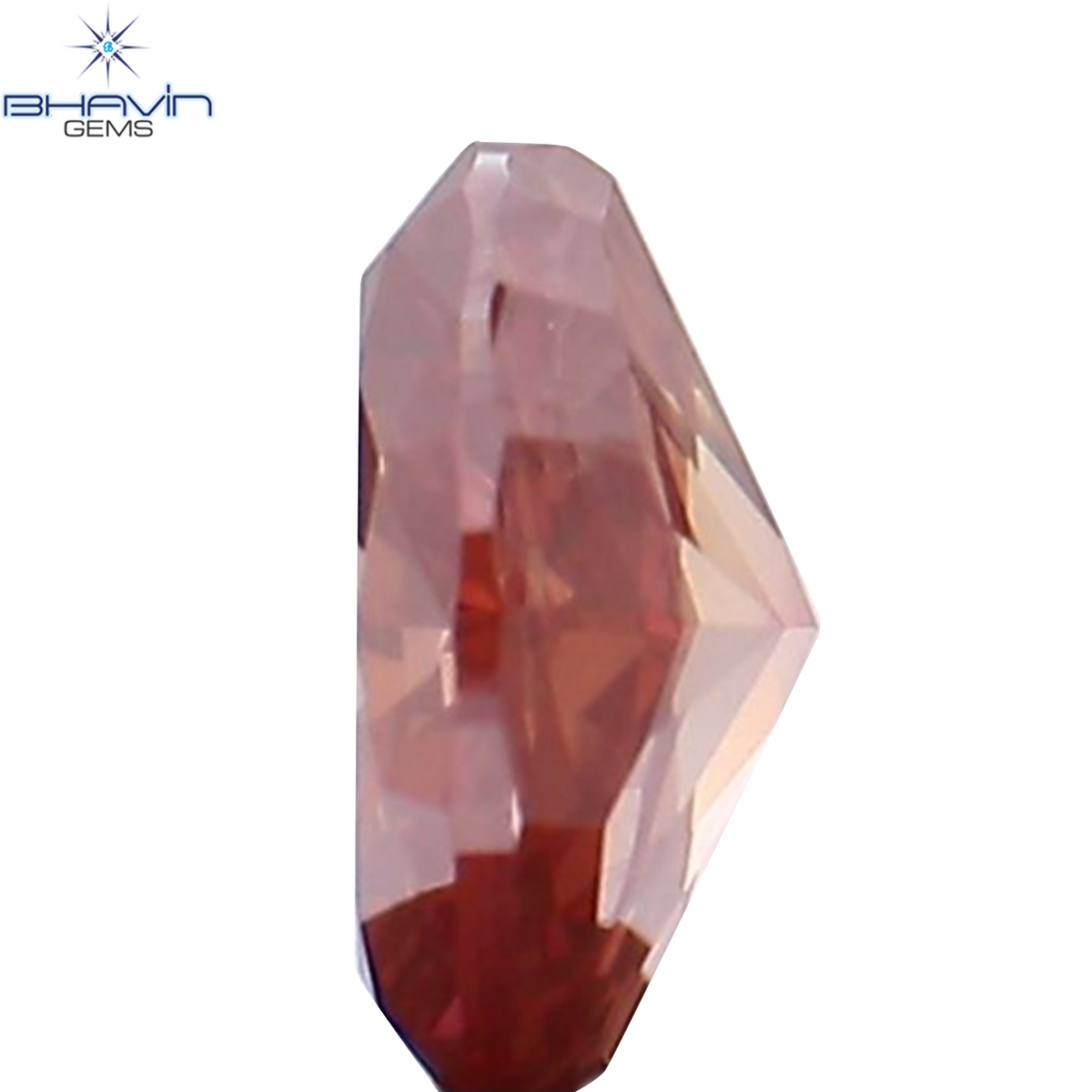 0.25 CT オーバル シェイプ ナチュラル ルース ダイヤモンド ピンク カラー SI1 クラリティ (4.55 MM)