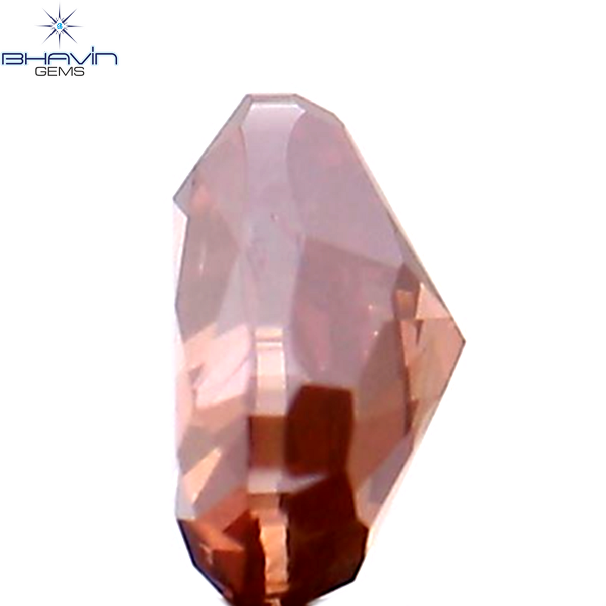 0.19 CT Natural Heart Diamond Enhanced Pink Color Clarity VS2 (3.68 MM)