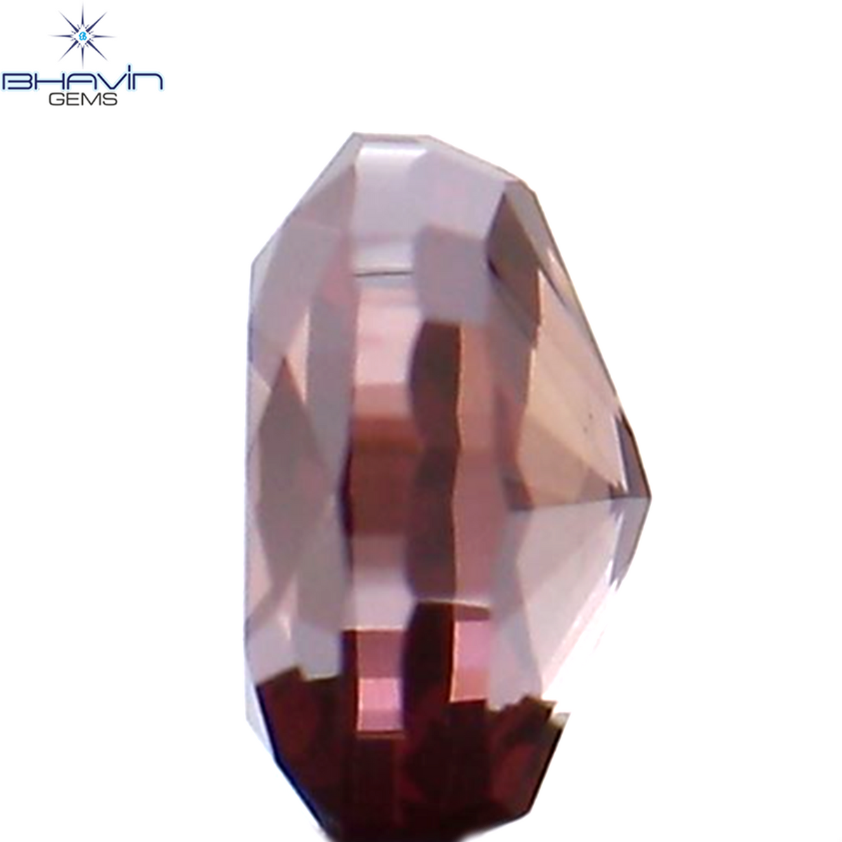 0.17 CT Natural Oval Diamond Enhanced Pink Color Clarity VS1 (3.64 MM)