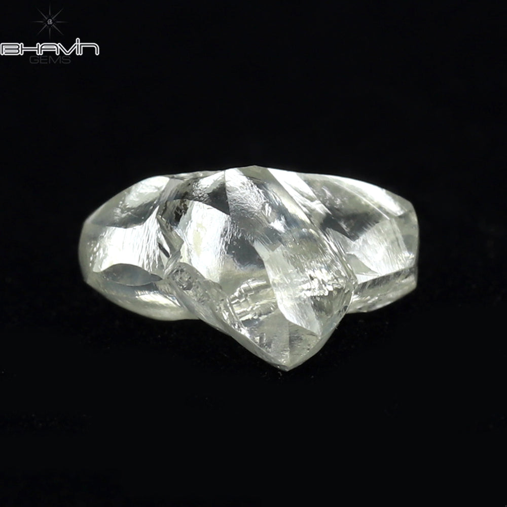 0.67 CT Rough Shape Natural Diamond White Color VS2 Clarity (6.64 MM)