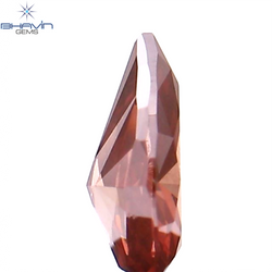 0.16 CT ペアシェイプ ナチュラル ダイヤモンド ピンク色 VS2 クラリティ (4.62 MM)