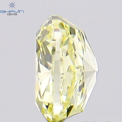 0.21 CT Cushion Shape Natural Loose Diamond Yellow Color VS1 Clarity (3.47 MM)
