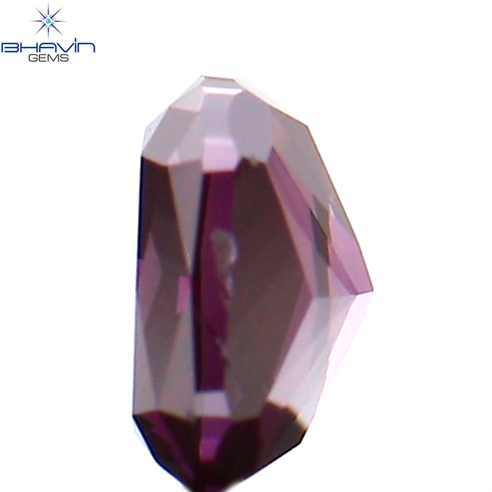 0.23 CT クッション シェイプ ナチュラル ルース ダイヤモンド 強化ピンク色 SI1 クラリティ (3.63 MM)