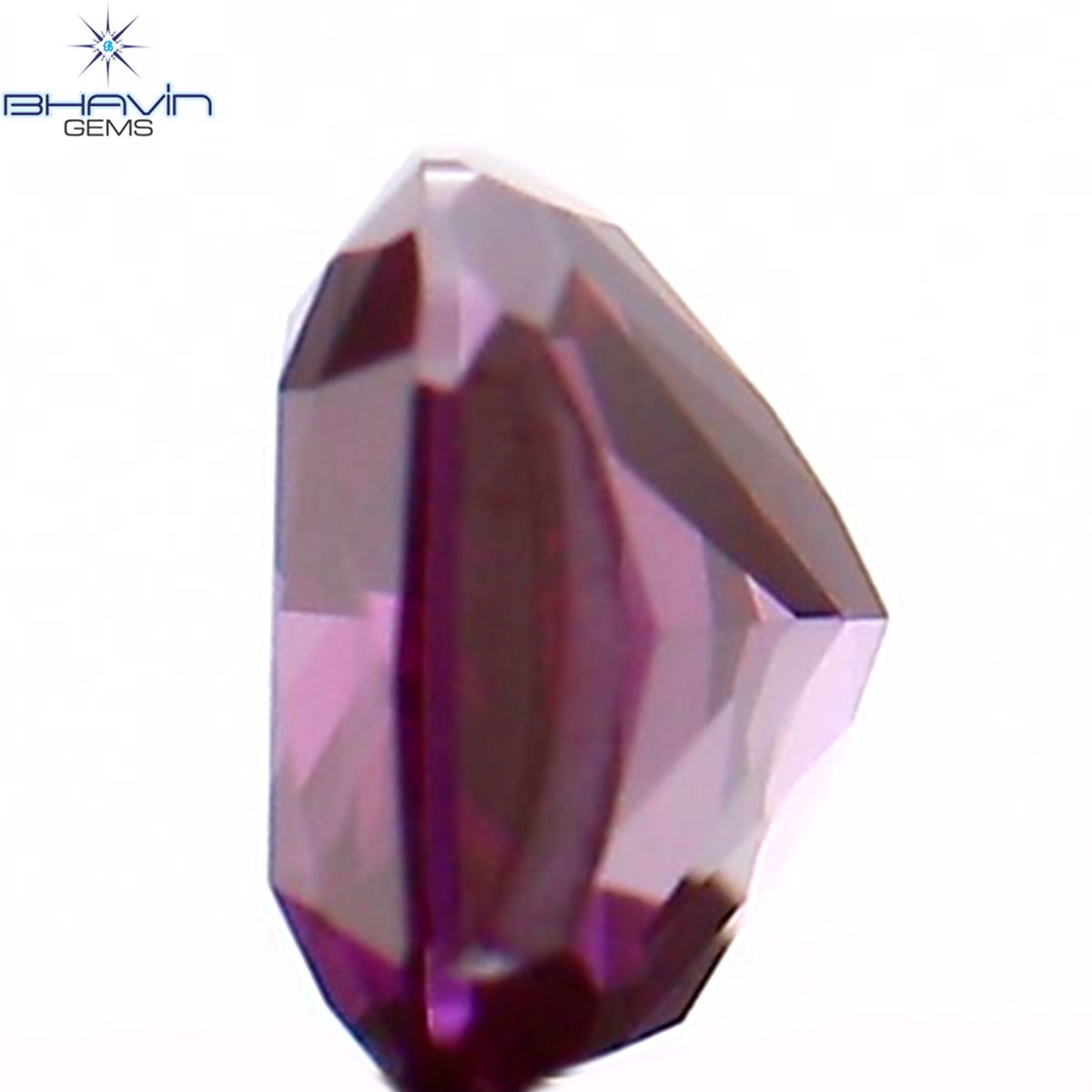0.17 CT Natural Cushion Diamond Enhanced Pink Color Clarity SI1 (3.17 MM)