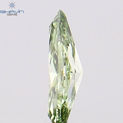 0.10 CT Marquise Shape Natural Diamond Green Color VS2 Clarity (4.80 MM)