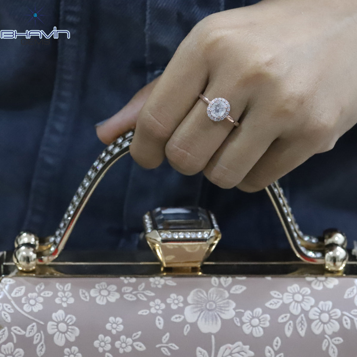 Oval Diamond, Natural Diamond Ring, White Diamond, Gold Ring, Engagement Ring, Wedding Ring, Diamond Ring