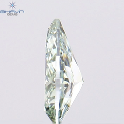 0.15 CT Pear Shape Natural Diamond Bluish Green Color VS2 Clarity (4.58 MM)