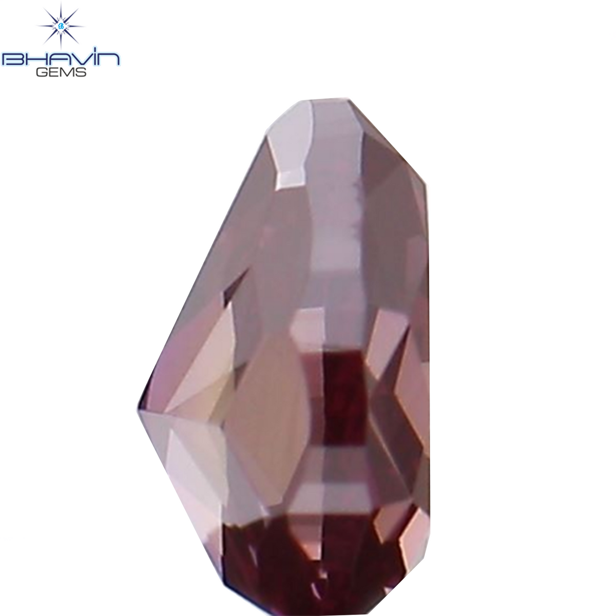 0.23 CT Natural Pear Diamond Enhanced Pink Color Clarity VS1 (4.23 MM)