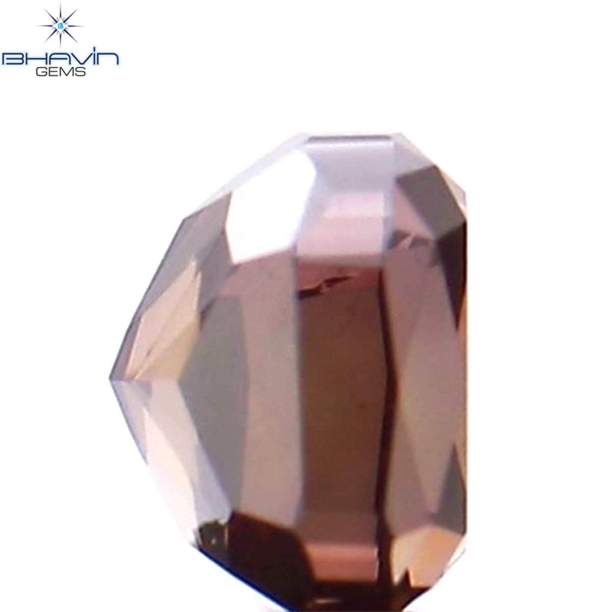0.25 CT クッション シェイプ ナチュラル ルース ダイヤモンド 強化ピンク色 VS1 クラリティ (3.24 MM)