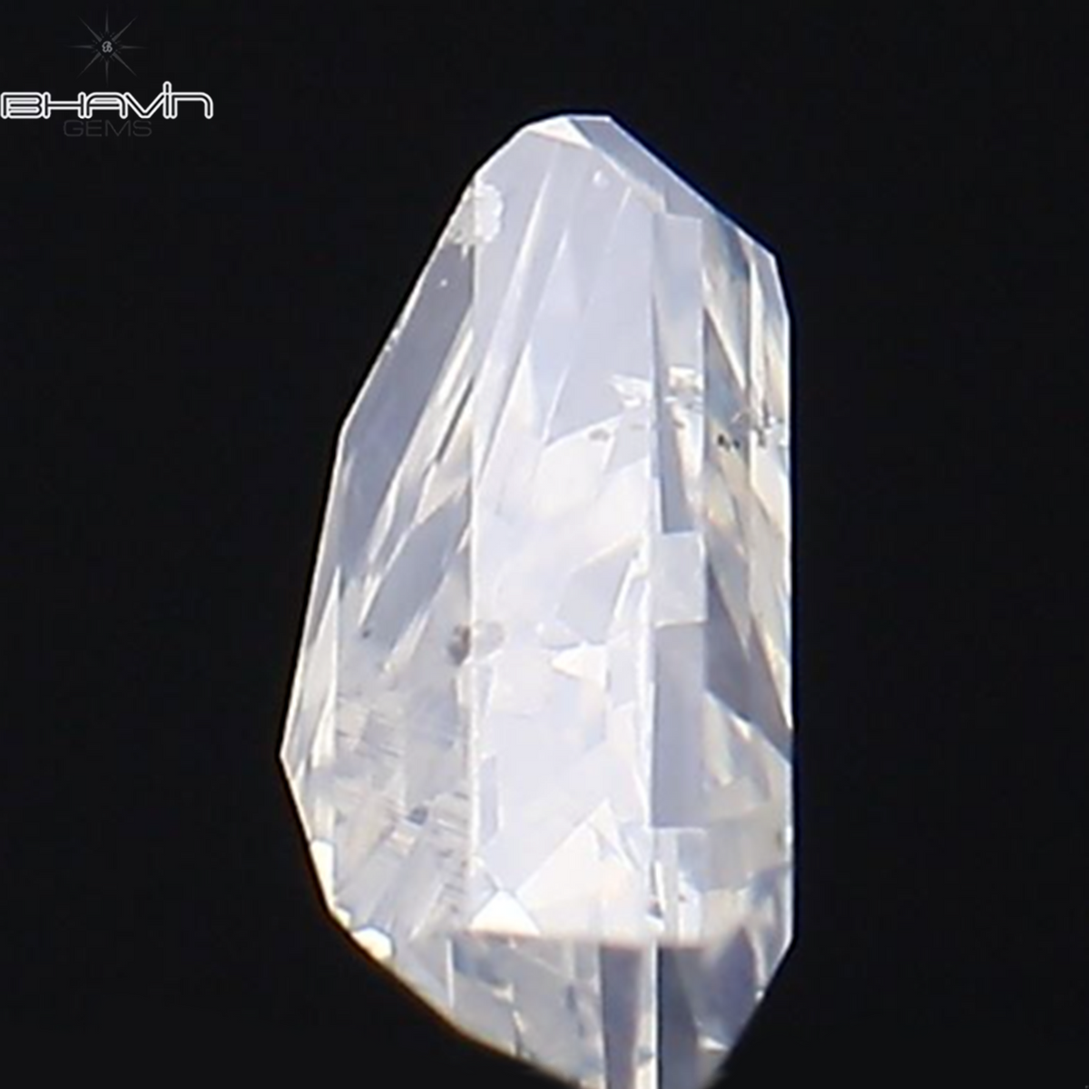 0.08 CT ラディアント シェイプ ナチュラル ダイヤモンド ピンク色 SI2 クラリティ (2.38 MM)